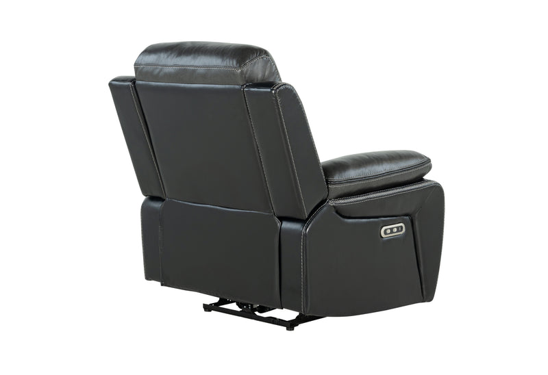 Global Furniture U5050 Black Charcoal Power Recliner