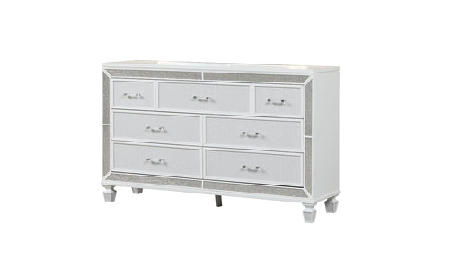 Galaxy Home Crystal White Dresser