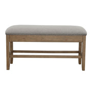 Steve Silver Grayson Gray Counter Storage Bench