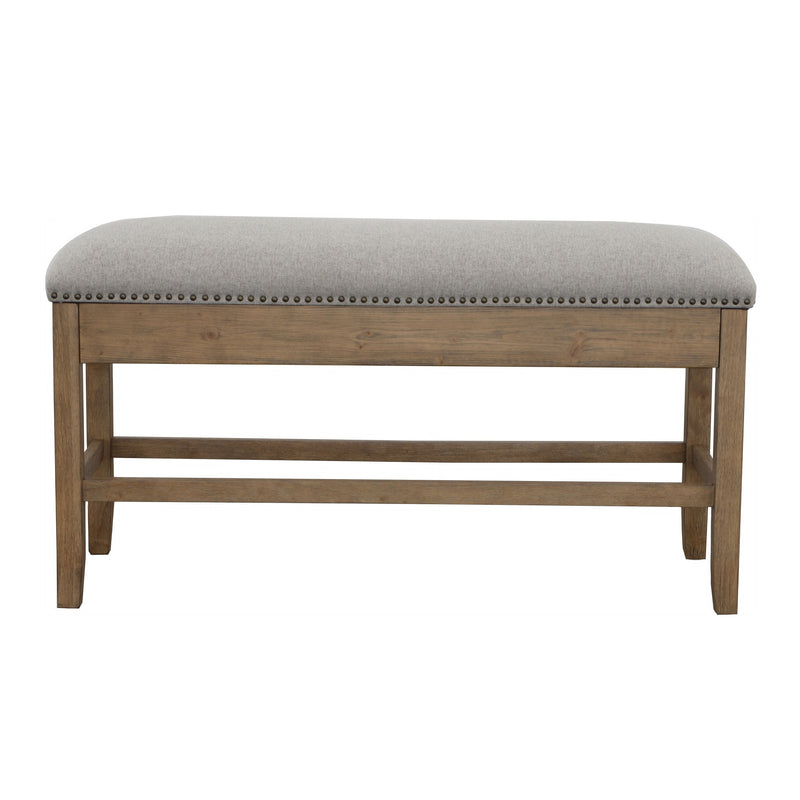 Steve Silver Grayson Gray Counter Storage Bench