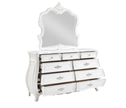 Galaxy Home Opulence White 9 Drawer Dresser
