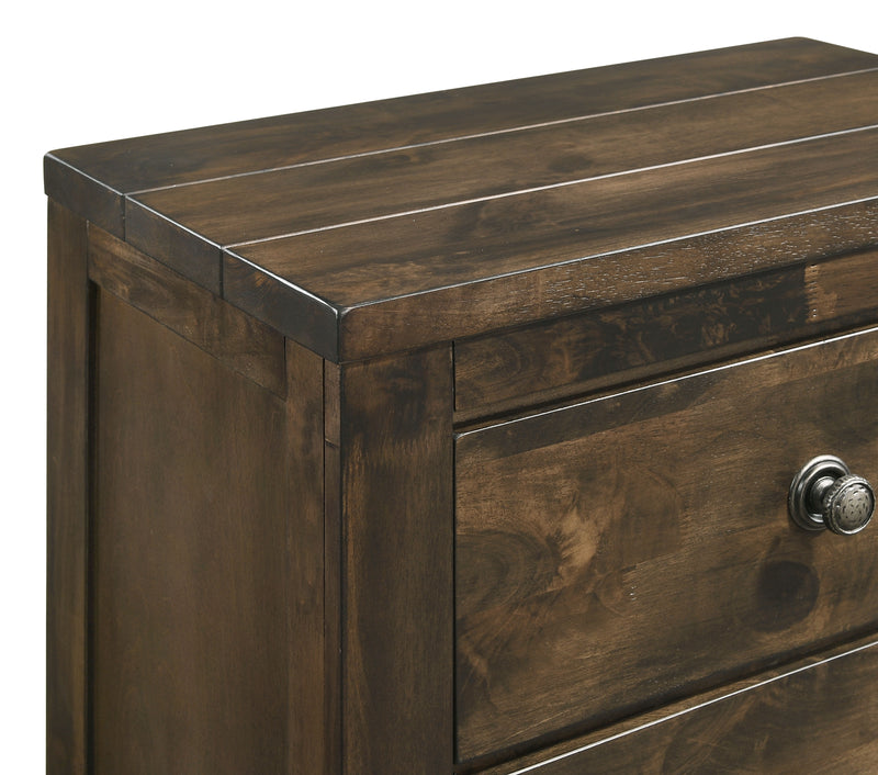New Classic Furniture Blue Ridge Rustic Gray Nightstand