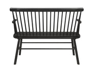 Crown Mark Jerimiah White Spindleback Bench