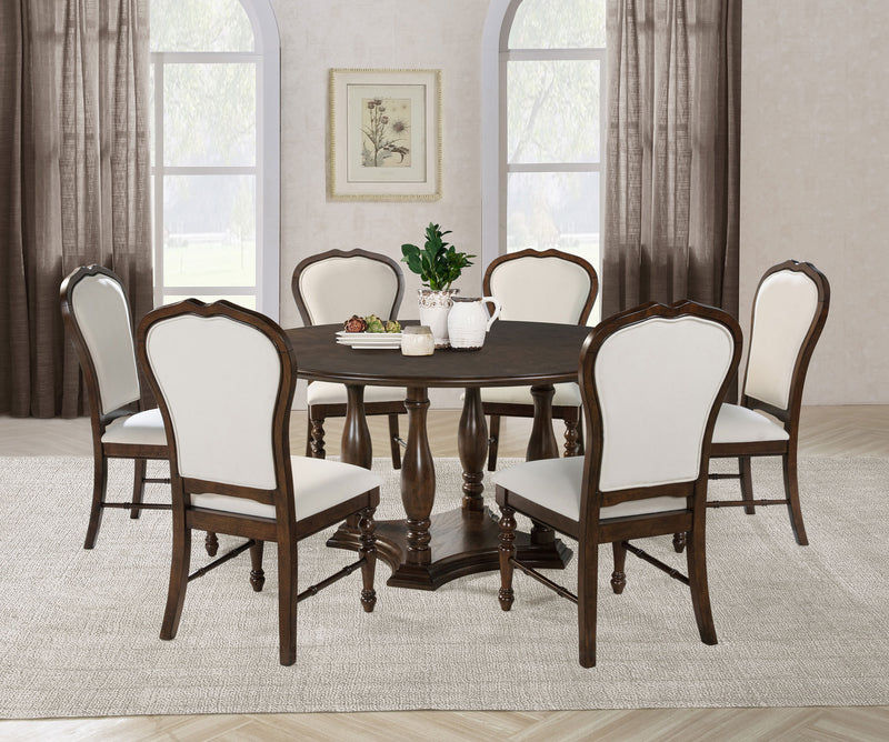 Coaster Furniture Landon Rich Brown 7pc Dining Room Set