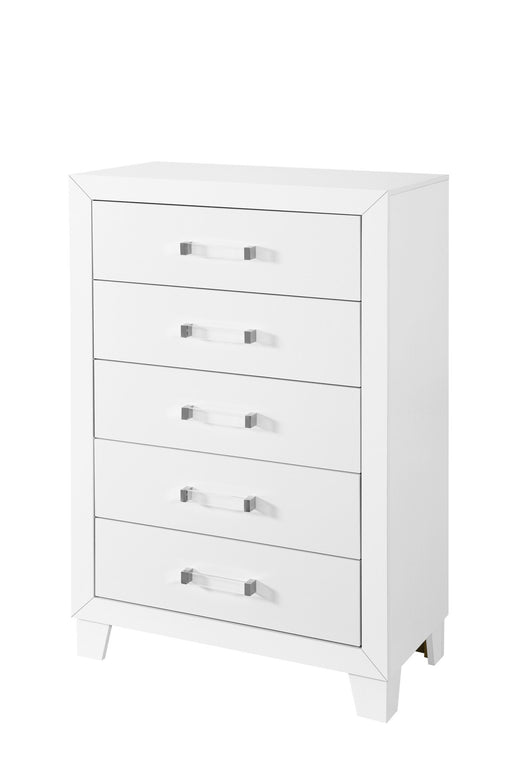 Global Furniture Luccia White Chest
