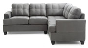 Glory Furniture Sandridge Navy Blue Sectional