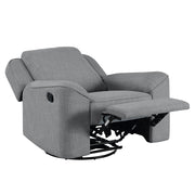 Acme Furniture Destiny Gray Swivel Glider Recliner