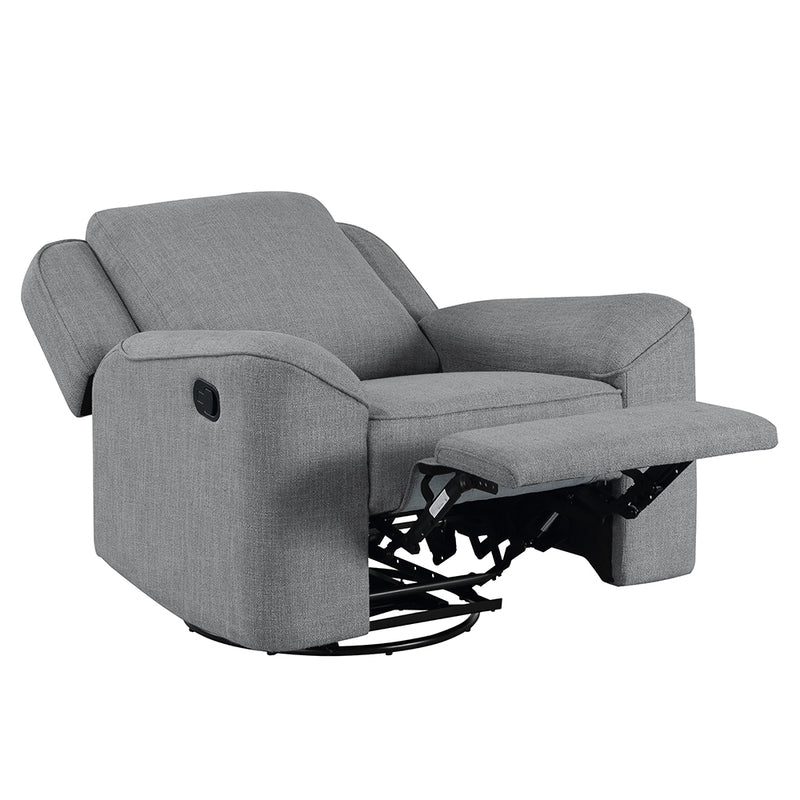 Acme Furniture Destiny Gray Swivel Glider Recliner
