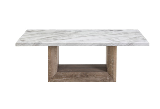 Global Furniture T02 Natural White Coffee Table