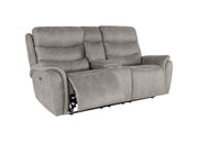New Classic Furniture Kamari Gray Console Power Loveseat