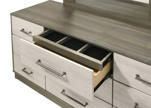 Galaxy Home Gem Light Beige Bown Dresser