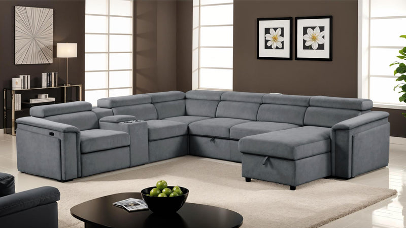 Galaxy Home Harvey Gray Sectional