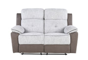 Global Furniture U5050 Grey Reclining Loveseat