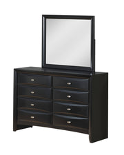 Global Furniture Linda Merlot Dresser and Mirror