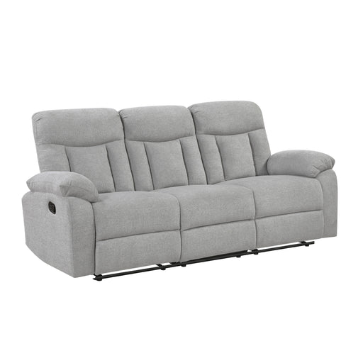 Home Elegance Jules Gray Double Reclining Sofa