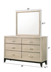 Crown Mark Akerson White Dresser