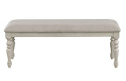 New Classic Furniture Jennifer White Dining Bench