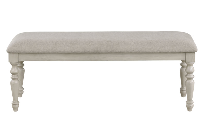 New Classic Furniture Jennifer White Dining Bench