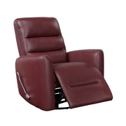 Home Elegance Dimitri Red Swivel Glider Reclining Chair