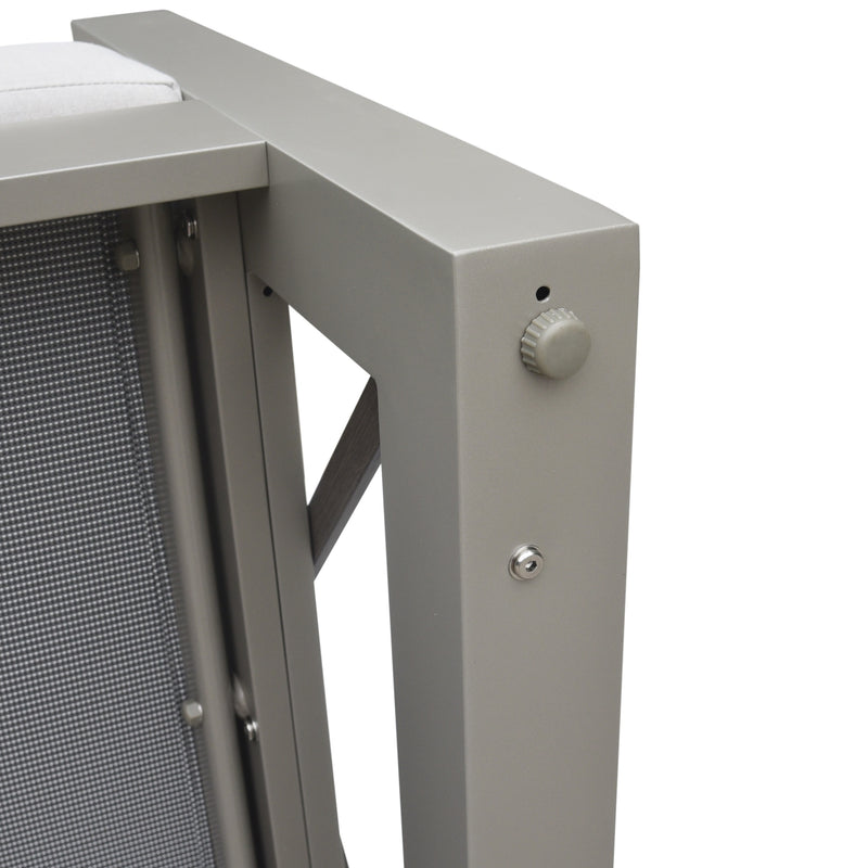 Steve Silver Dalilah Gray Patio Arm Chair