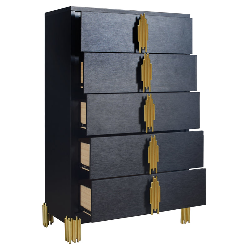 New Classic Furniture Empire Black Chest