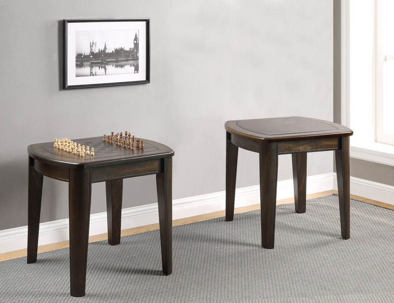 Steve Silver Diletta Dark Walnut 3pc Coffee Table Set
