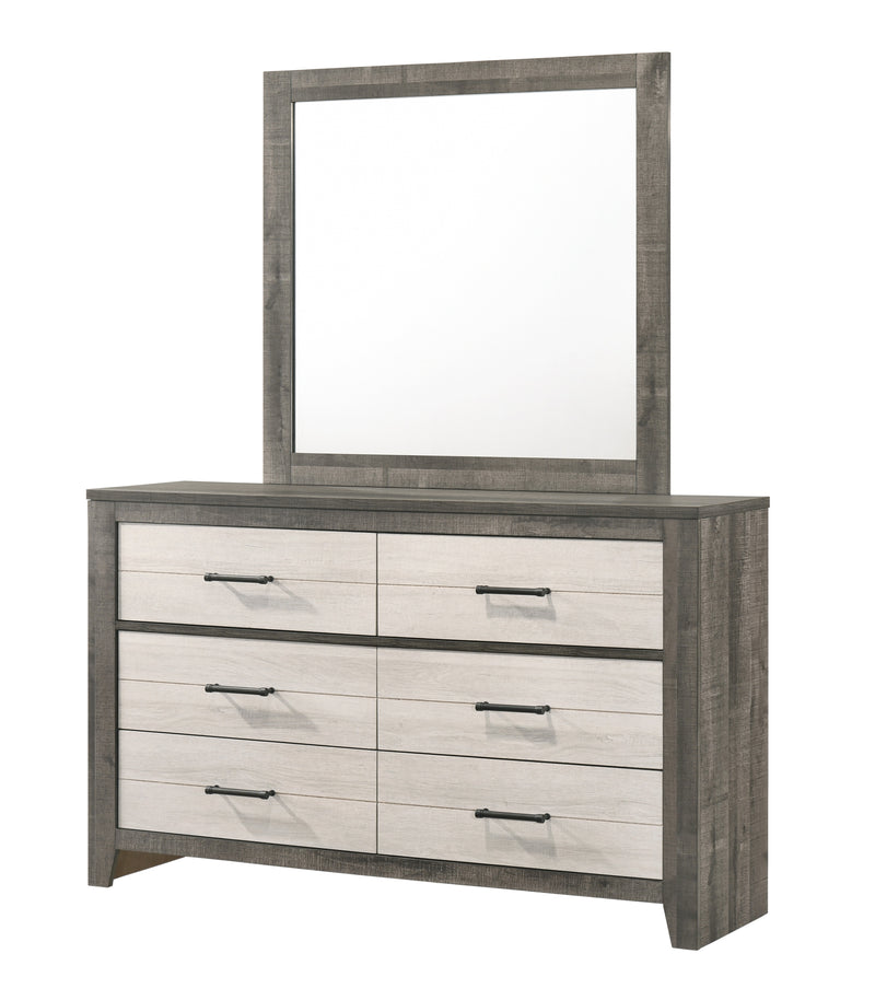 Crown Mark Rhett Dresser and Mirror