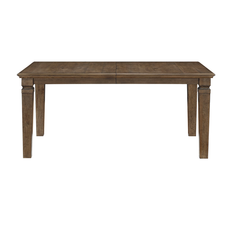 Home Elegance Quinn Brown Dining Table