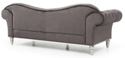 Glory Furniture Wilshire Black Velvet Sofa