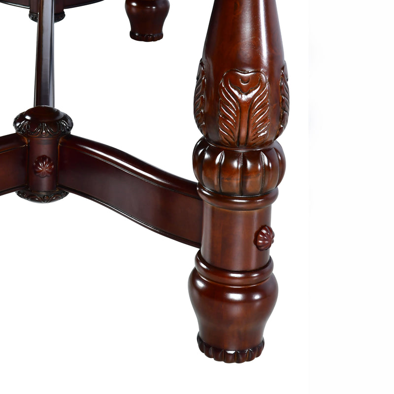 Steve Silver Antoinette Brown Cherry Ped Table