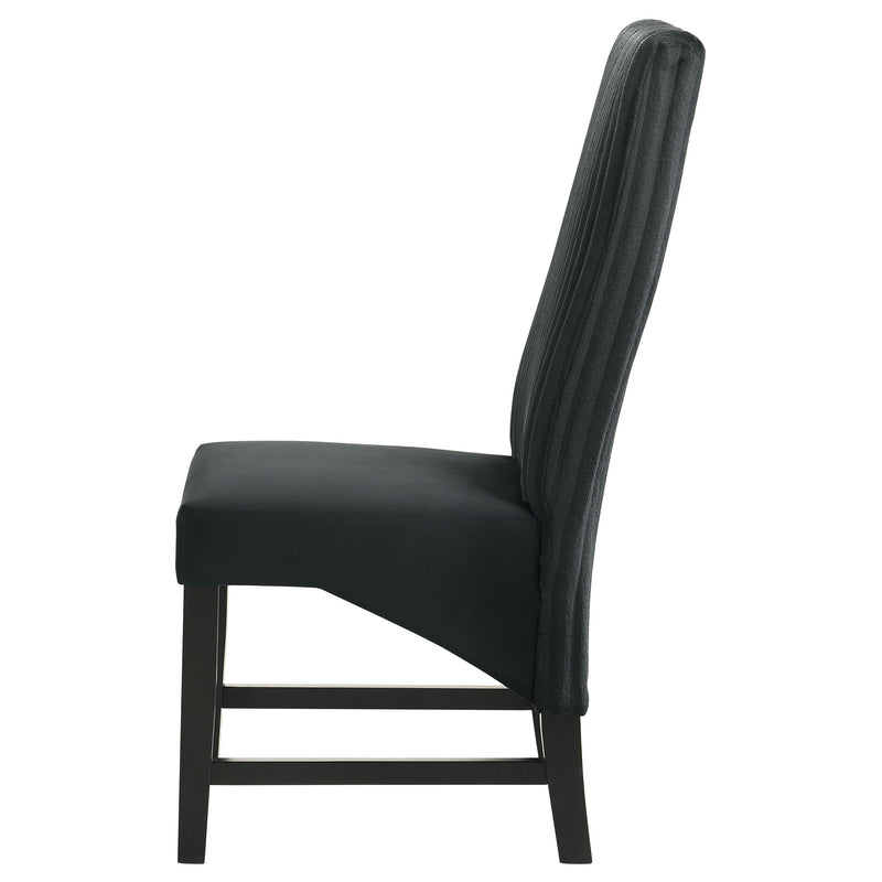 2 Coaster Furniture Barrand Black Dining Side Chairs