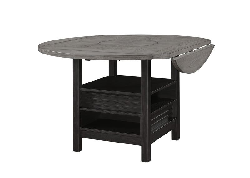 Crown Mark Cline Light Grey Counter Height Table