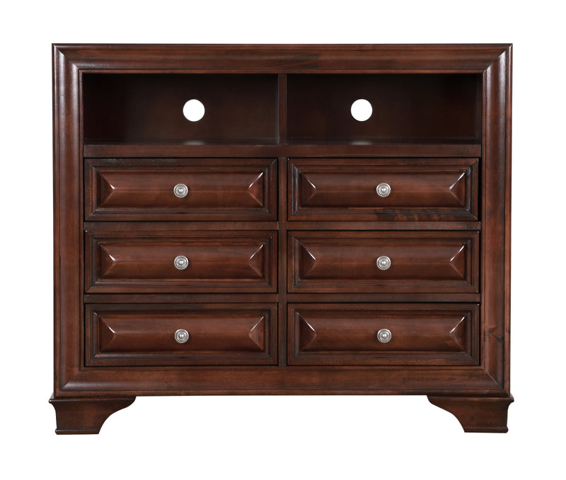 Glory Furniture LaVita Cappuccino TV Media Chest