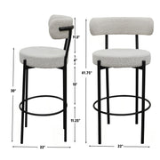 Steve Silver Maya White 30 Inch Bar Stool