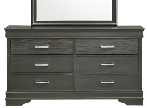 Galaxy Home Brooklyn Gray Dresser and Mirror