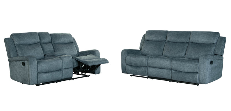 Global Furniture U6024 Dark Grey Reclining Sofa