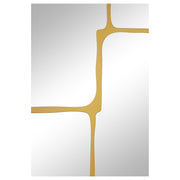 Coaster Furniture Kimberly Gold Silver Wall Mirror