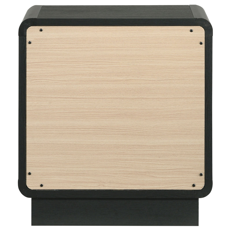 Coaster Furniture Cavelle Black 2 Drawer Nightstand