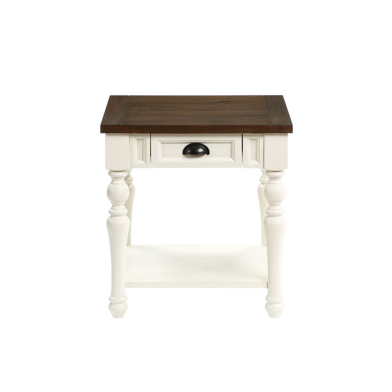 Steve Silver Joanna Ivory Mocha 3pc Coffee Table Set