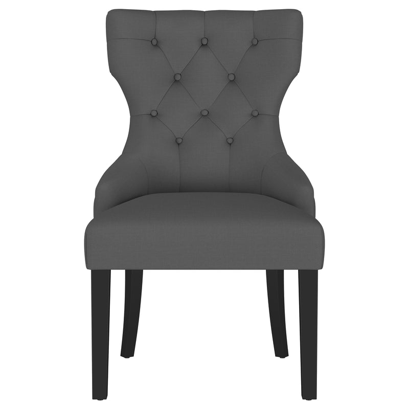 Coaster Furniture Baney Grey Fabric Dining Side Chair
