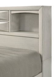 Crown Mark Emily White Queen Drawer Bed