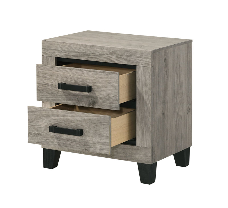 Acme Furniture Mari Light Gray Nightstand