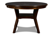 New Classic Furniture Gia Brown Round 5pc Dining Set