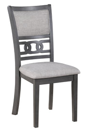 New Classic Furniture Gia Gray 48 Inch Rectangle 5pc Dining Set