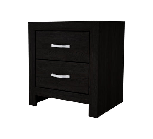 Crown Mark Jaylen Black Night Stand