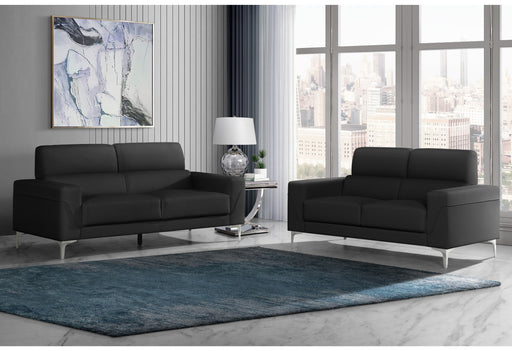 Global Furniture U6109 Black 2pc Living Room Set