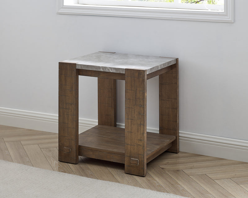 Steve Silver Libby Dusty Tobacco End Table