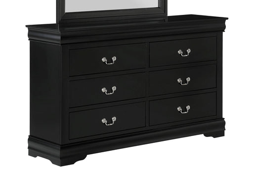 Crown Mark Louis Philip Black Dresser