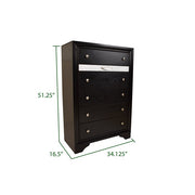 Galaxy Home Matrix Gray Drawer Chest