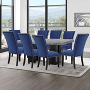 Steve Silver Camila Gray Blue 9pc Dining Set